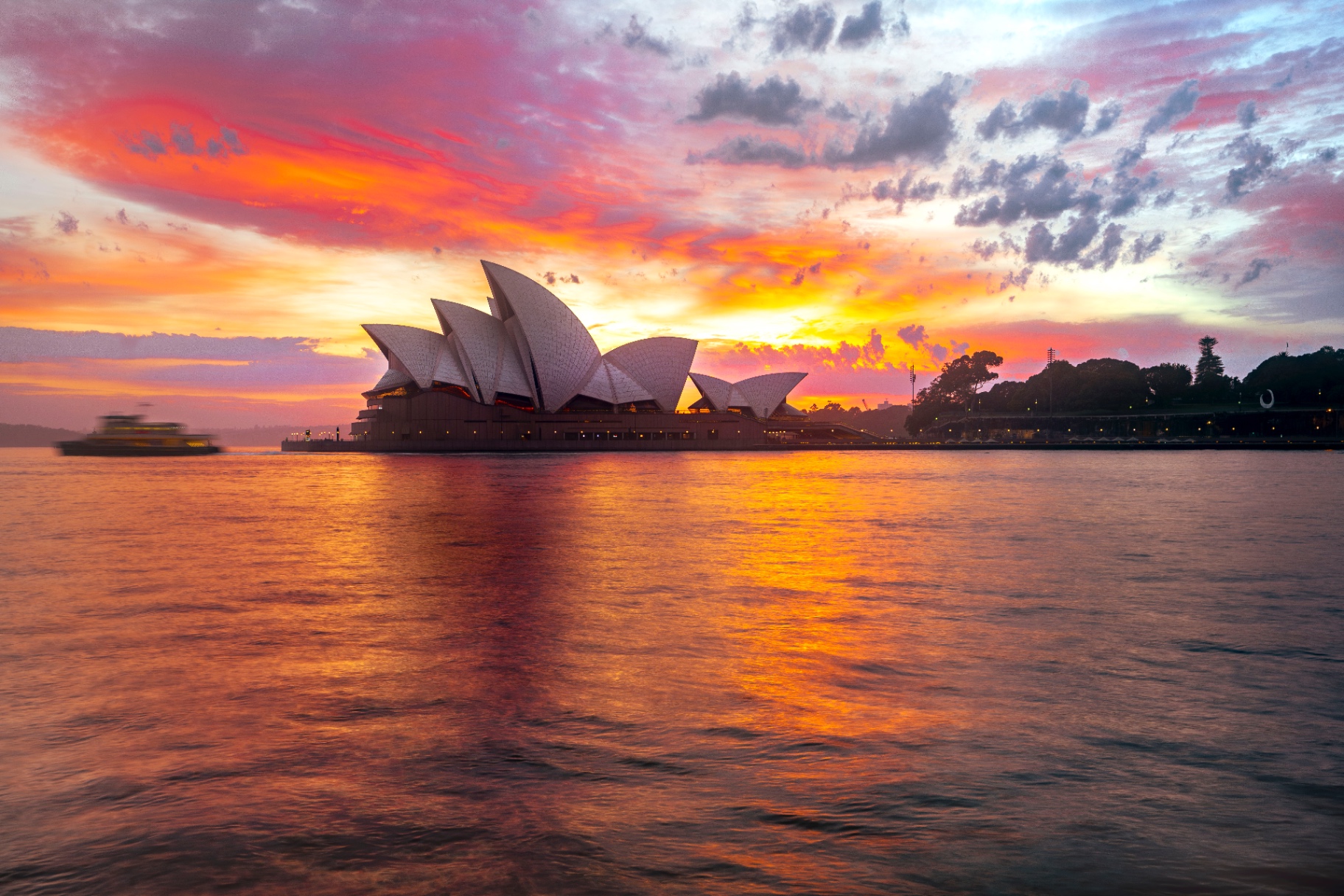 Sydney Opera House im Abendlicht